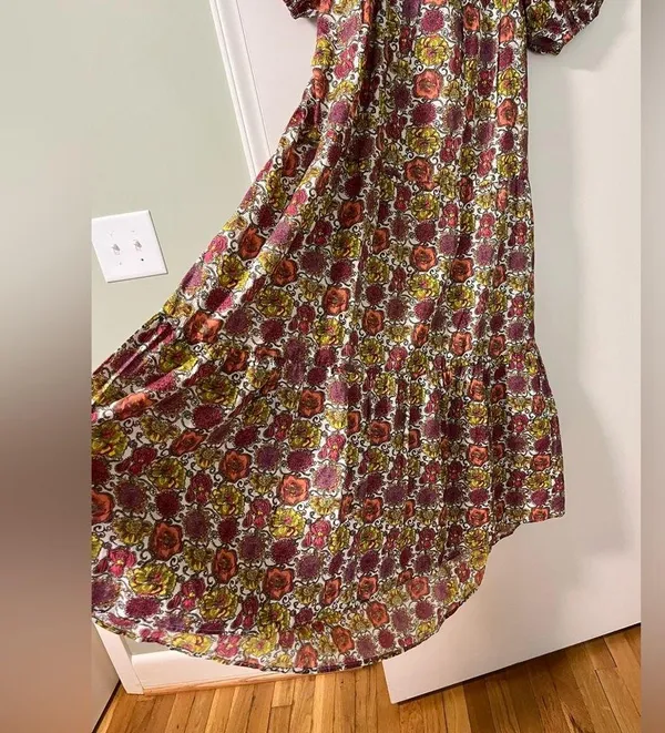 MINKPINK NWT Yasamin Tiered Midi Floral Dress Size XXL - Image 8