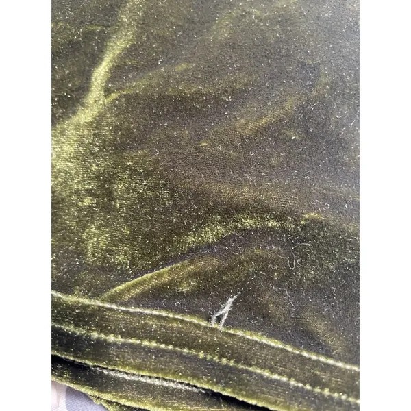 Jonathan Martin Dress Juniors 9 Green Velvet Mini Shift VTG 90s Grunge USA Glam - Image 12