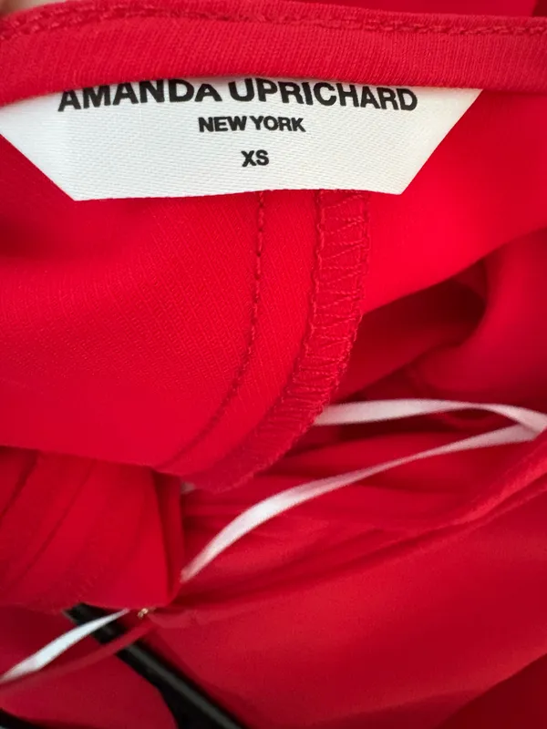 Amanda Uprichard x Revolve Red formal dress - Image 4