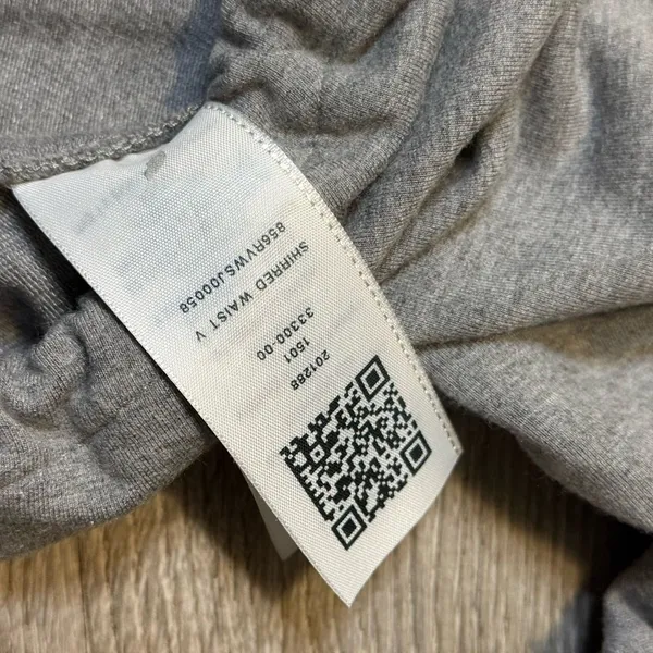 •TRUE RELIGION• V NECK DRAWSTRING CROP TOP - Image 7