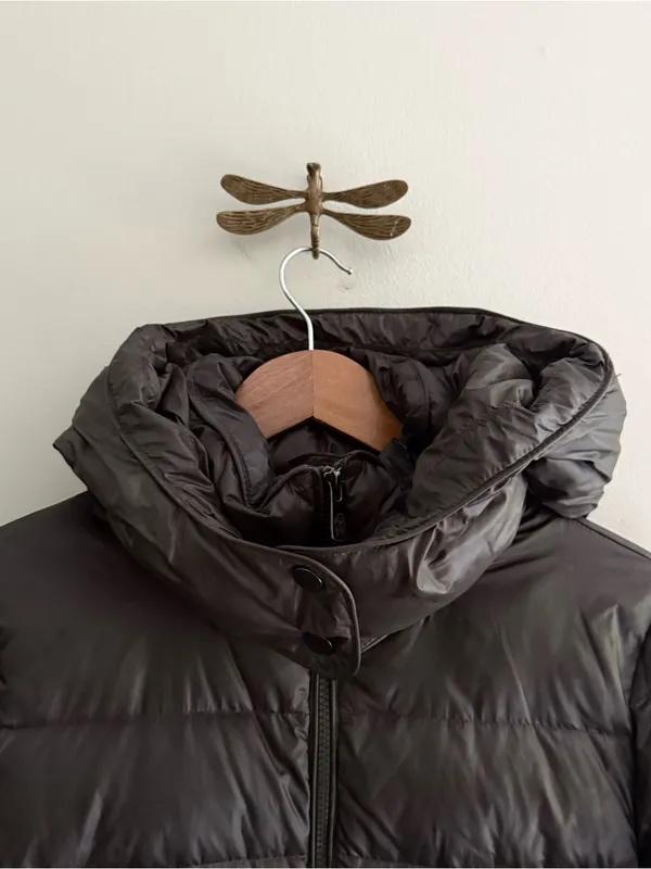 Happy Goat Lucky Dark Green Miranda Down Puffer Coat Womens Medium - Image 5