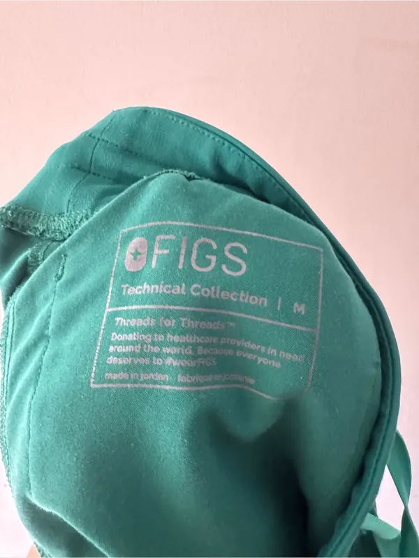 FIGS Yola Skinny Scrub Pants Green Size Medium - Image 6
