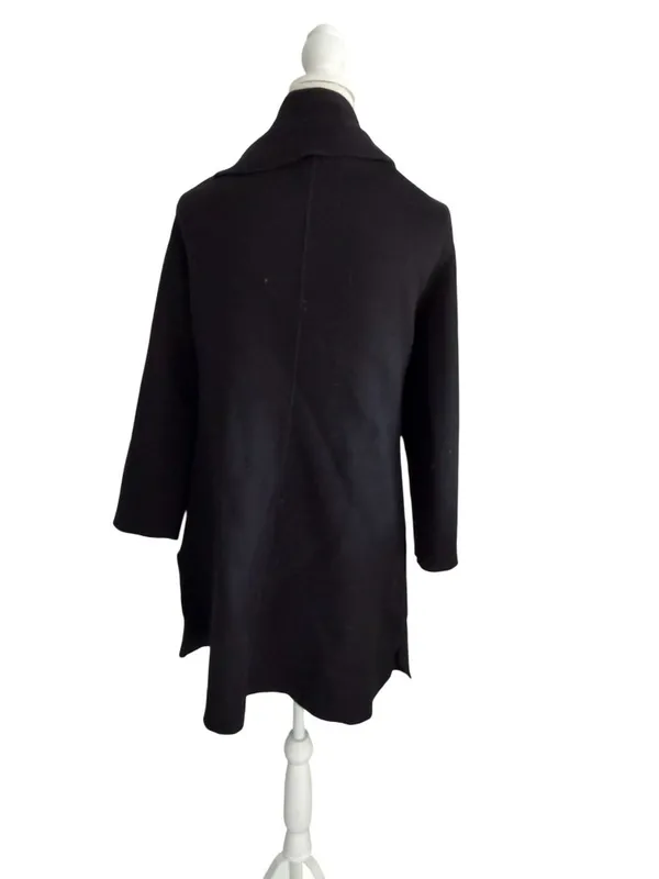 C LUXE Black Fall Coat Jacket Size Medium - Image 8