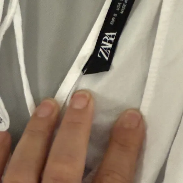 Zara Elegant White Maxi Dress - Image 3