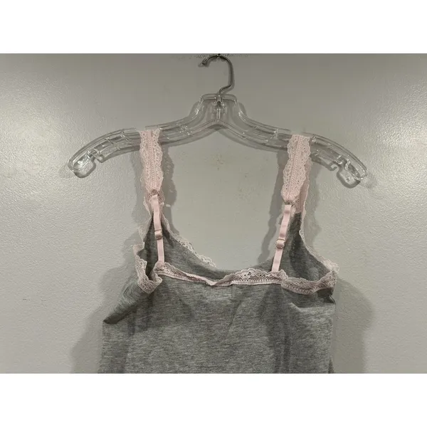 LoveShackFancy Victoria's Secret Pink Lace Trim Cotton Cami XS - Image 4
