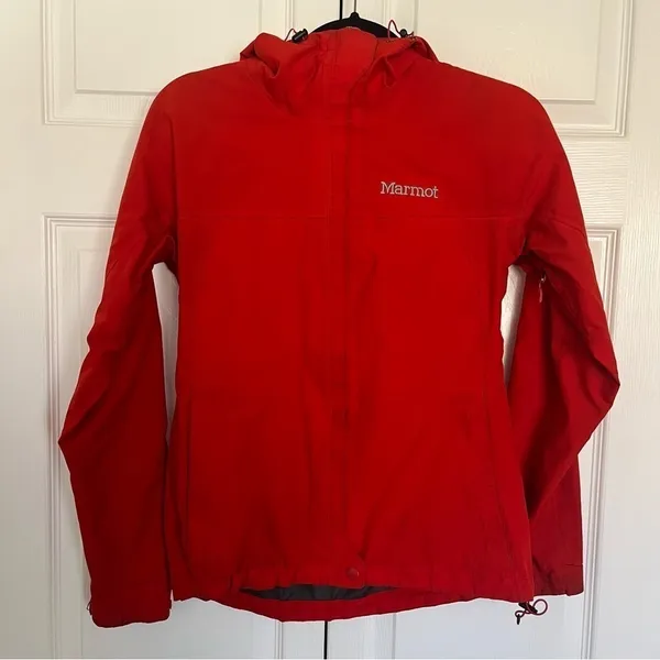 Red Orange Women's Marmot Minimalist Jacket Size XS - Image 2