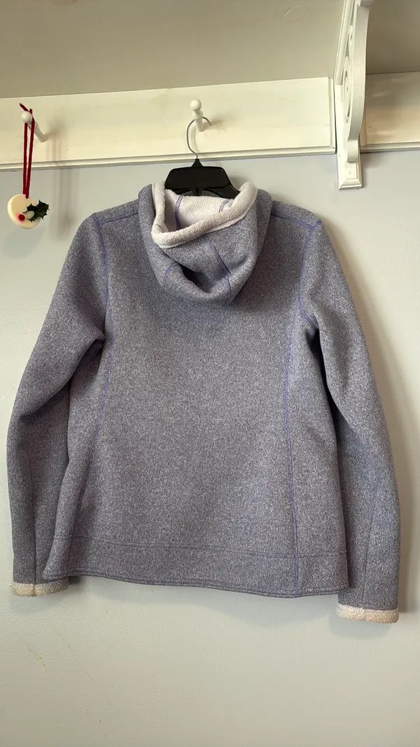 Purple north face fleece jacket - Image 2