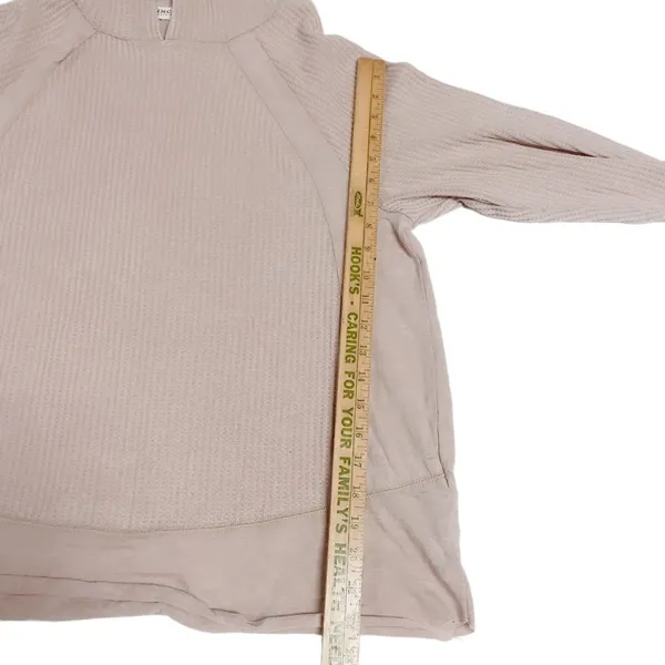 LINCOLN OUTFITTERS Henley Sweater Hoodie Pullover Waffle Knit - Image 11