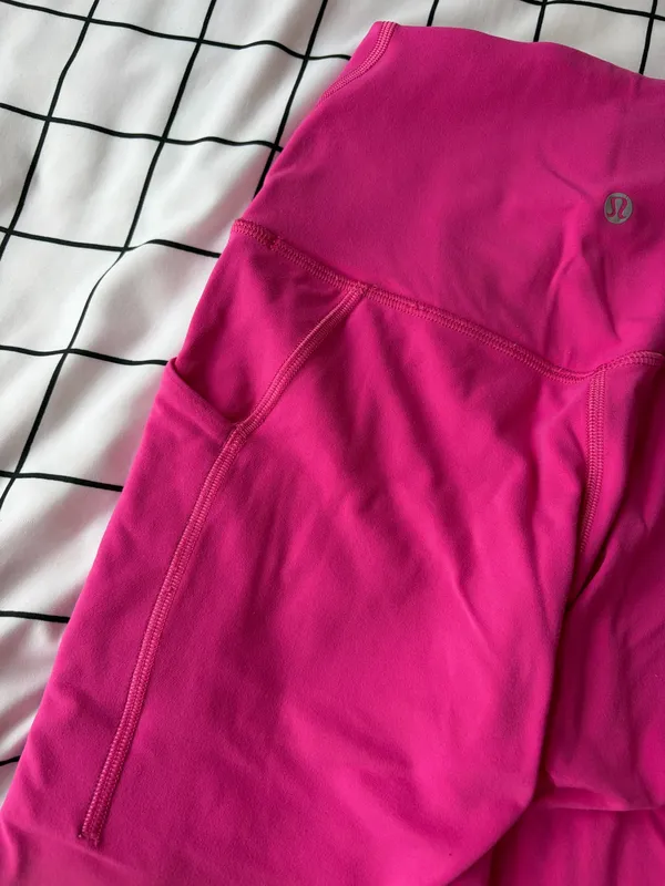 Woman’s Lululemon Sonic Pink Align Leggings Size 4. New With Tags. - Image 4