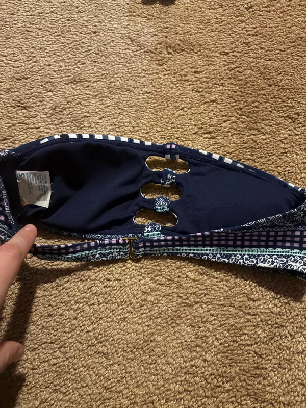 Strapless bikini top Blue - Image 2