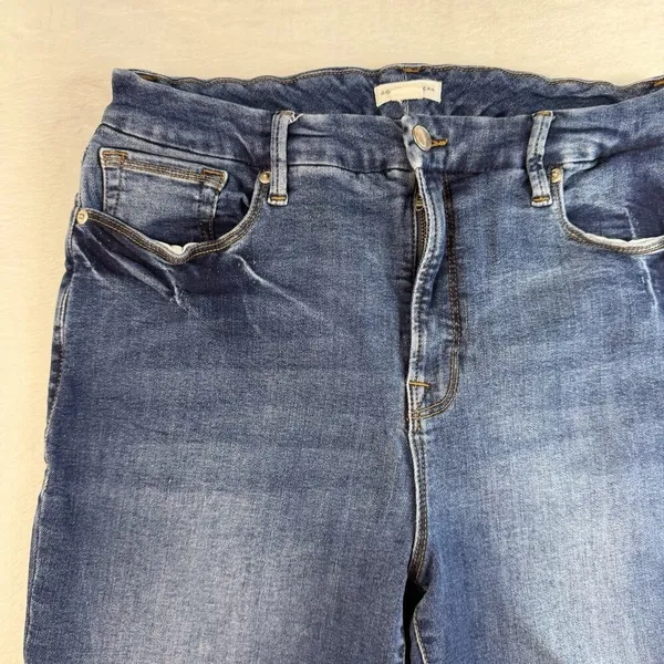 Good American 14 32 Good Legs‎ Skinny Jeans In Indigo Blue High Rise Stretch - Image 5