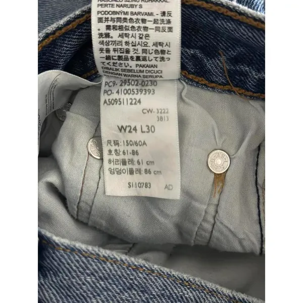 Levi's 501S Skinny classic distressed button-fly denim jeans Size 24x30 - Image 8