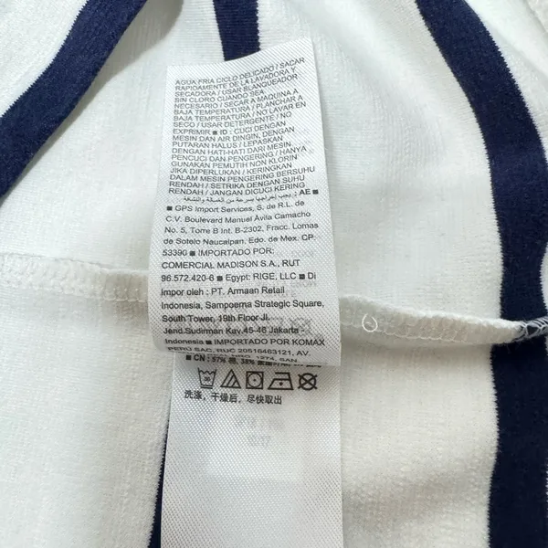 Old Navy Navy and White Striped Mini Dress - Image 11