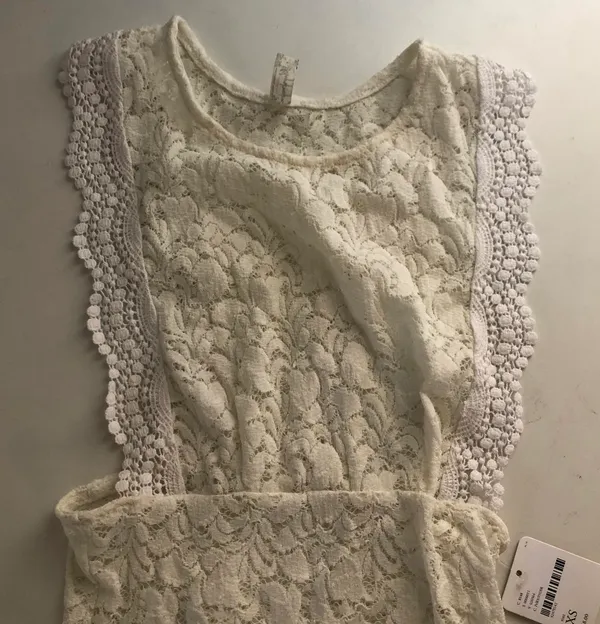 Free People White Lace Top - Image 5