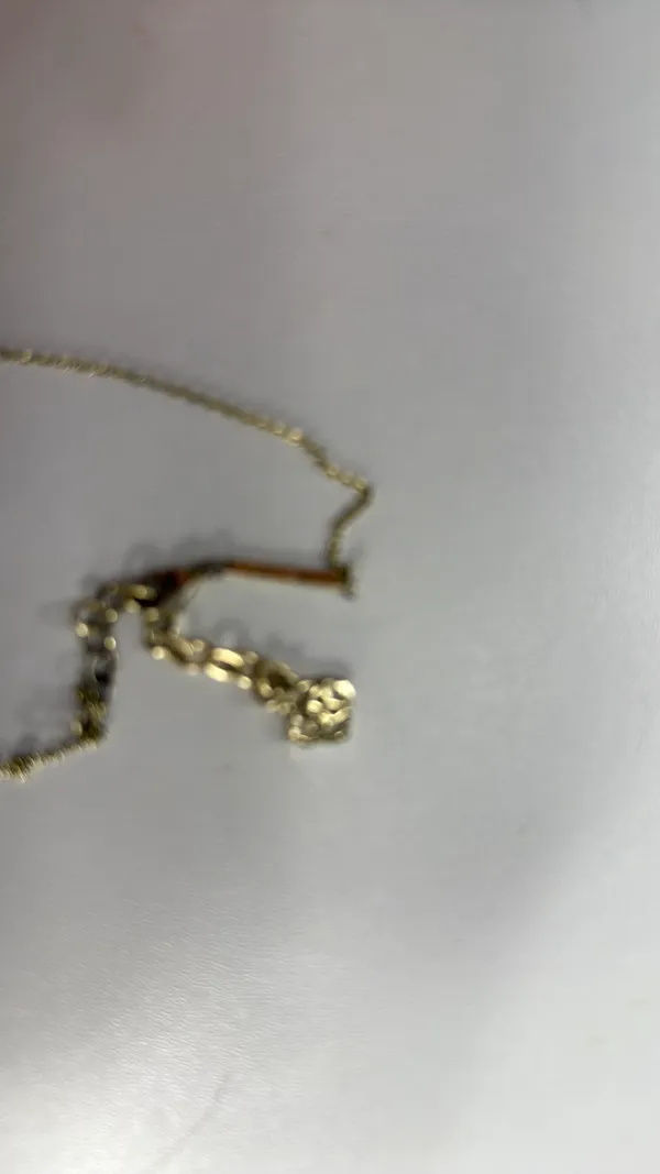 Kendra Scott Necklace Gold black heart - Image 4