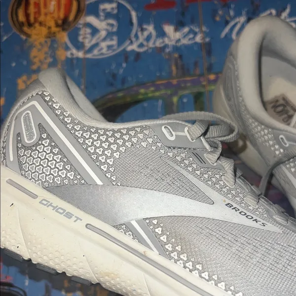 Brooks Ghost 14 Running Shoes Grey Neutral Cushion Comfort Size Women's 9 - Image 3