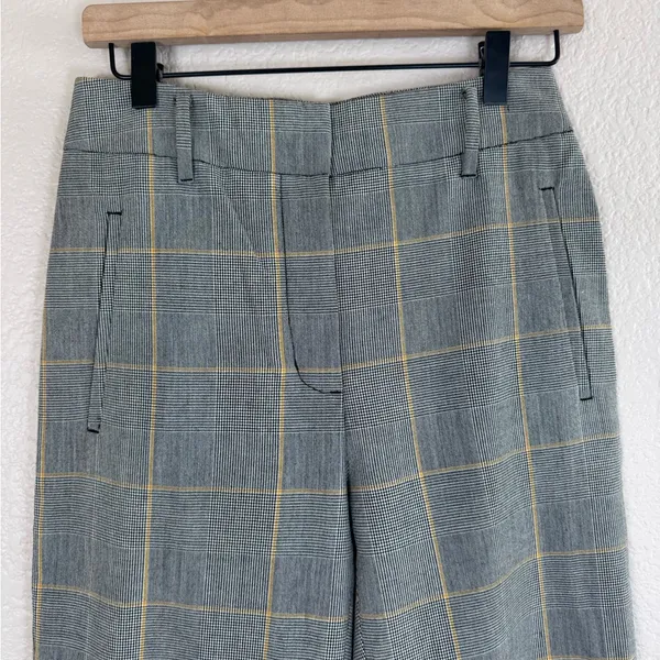 Aritzia Wilfred Jallade Gray Plaid Trousers Pants size 4 $158 - Image 4