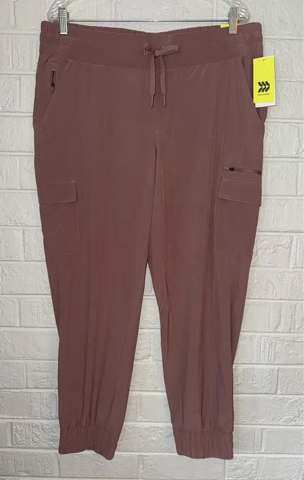 NWT ALL IN MOTION XL Women's Active Light Mid-Rise Cargo Joggers Sz XL ✨ - Image 2