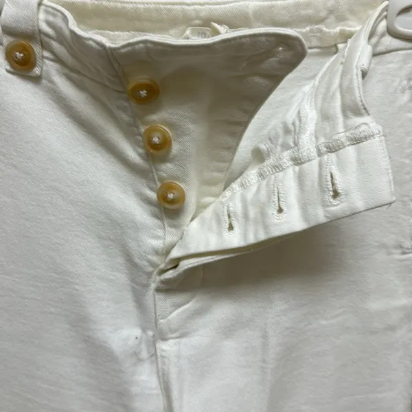 White wide leg capris Size L - Image 3