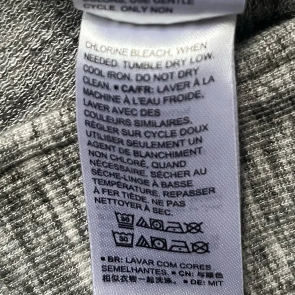 Daily/Ritual Heathered Gray Long Sleeve Crewneck Long Sweatshirt Size M Athletic - Image 5