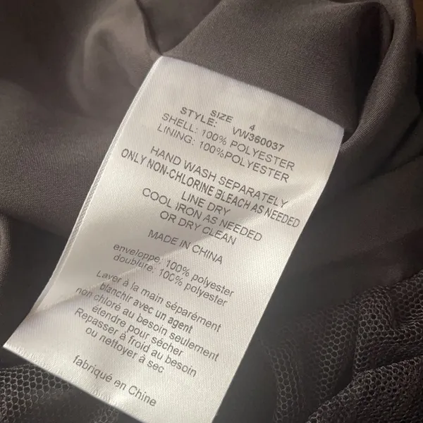 WHITE By Vera Wang‎ Dress Black Size 4 - Image 11