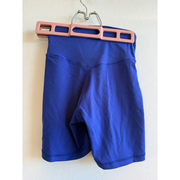 OFFLINE by Aerie Real Me Crossover Bike Shorts Cobalt Blue High Rise 5" Inseam S - Image 3