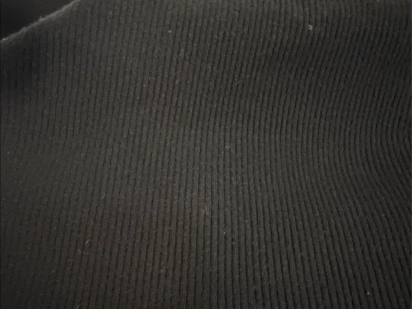 Black Ribbed Boatneck Sweater Size M - Image 3