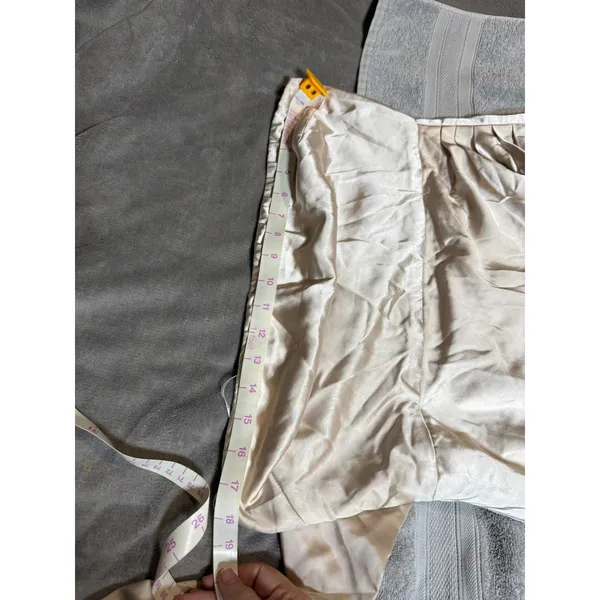 NWT‎ Lulus Size XL Off White Beige Maritza Champagne Satin Sash Tulip Maxi Dress - Image 7