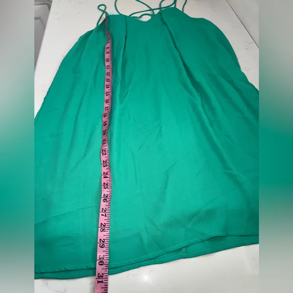 She + Sky Teal Strappy Dress - Image 6