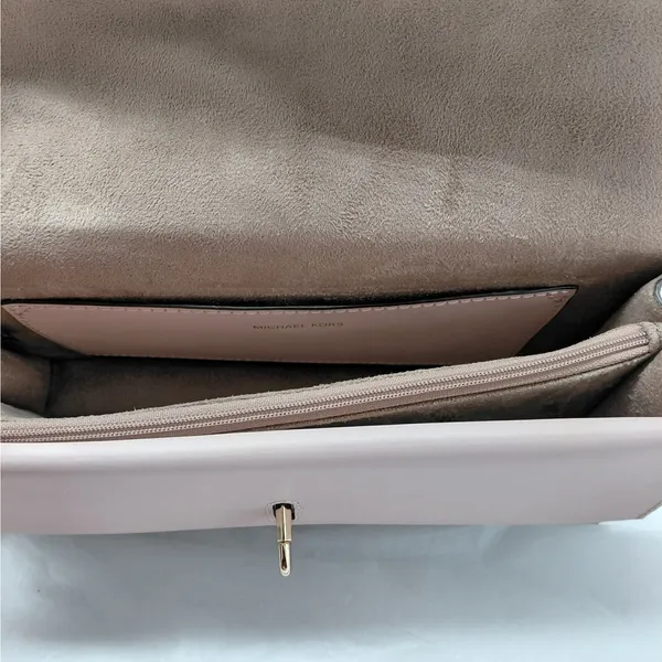 Michael Kors Logo Shoulder Bag Handbag Purse Wedding Party Quiet Luxury Coquette - Image 12