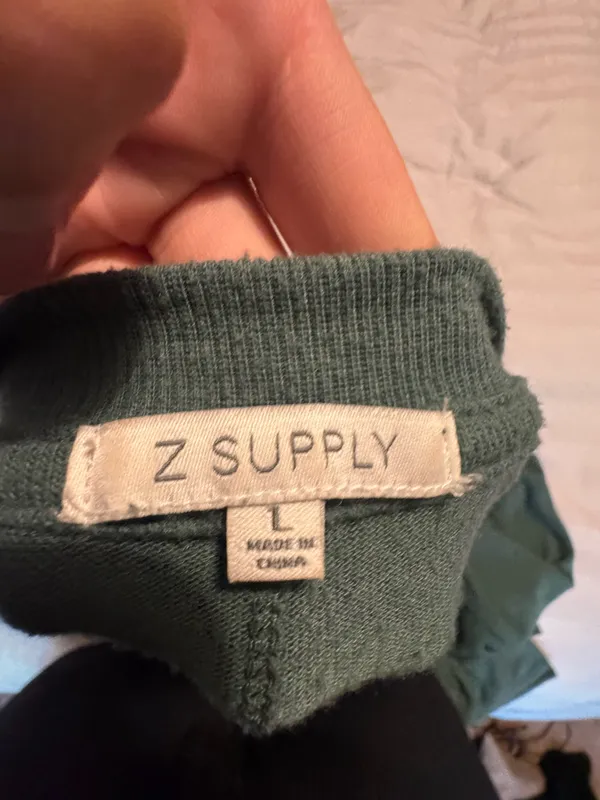 Green Long Z Supply Dark Sleeve - Image 3