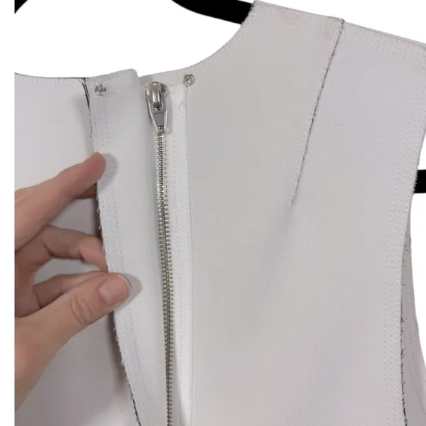 T Alexander Wang Sleeveless‎ Shift Dress White 6 - Image 6