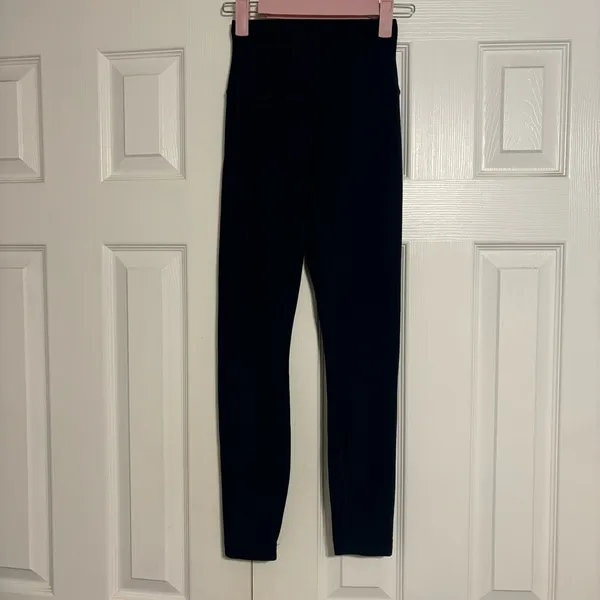 Lululemon Wunder Train Contour Fit High-Rise Leggings 25" True Navy - Image 3