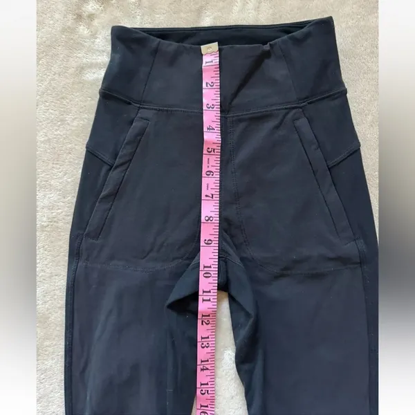 Athleta Womens High Rise‎ Black Leggings Size 0 - Image 11