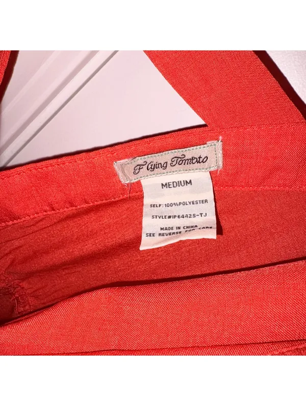 Flying Tomato $110 Woman’s M Open Back Wide Leg sleeveless jumpsuit - Image 9