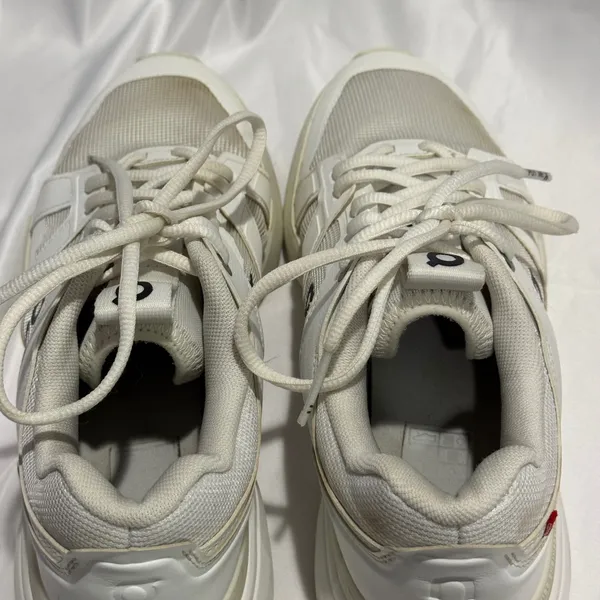 ON On Clouds The Roger Clubhouse Pro Sneakers, White Ice, Size 9 Womens - Image 8