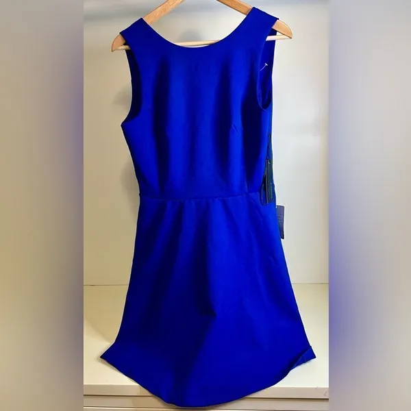 NWT Felicity & Coco Womens Sleeveless Open Back Barbara Fit Flare Dress- Large - Image 4