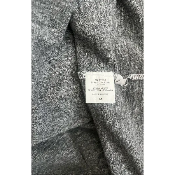 Lanston Revolve Gray Cutout Back Long Sleeve‎ Shirt - Image 5