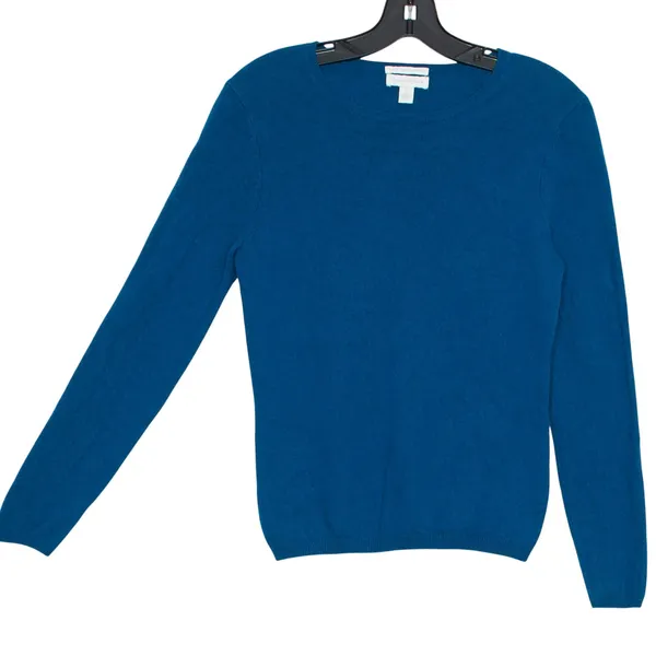 Charter Club Sweater Cashmere Quiet‎ Luxury Old Money Preppy Minimalist Blue S - Image 2
