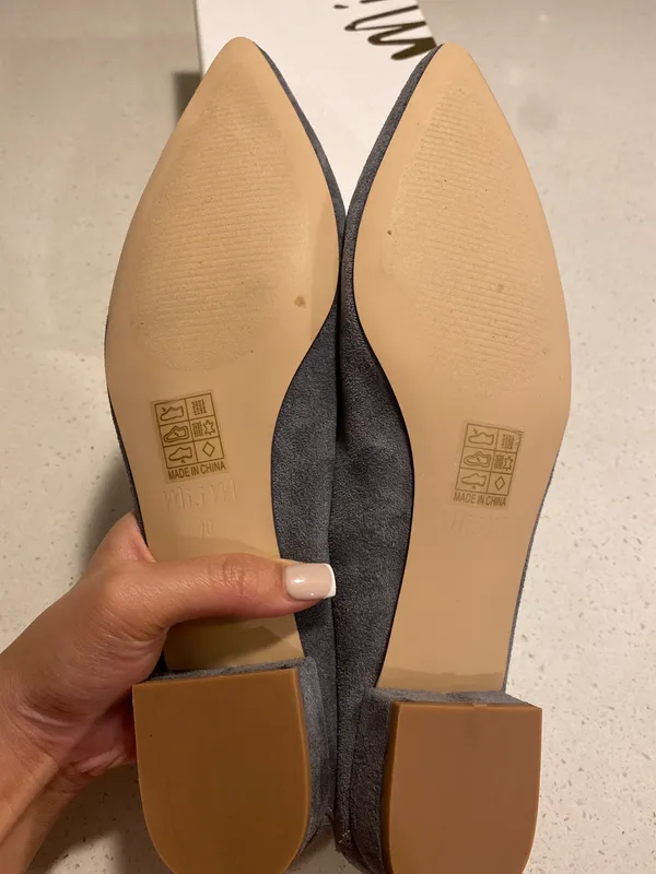 Blue Pointed Toe Flats - Image 3