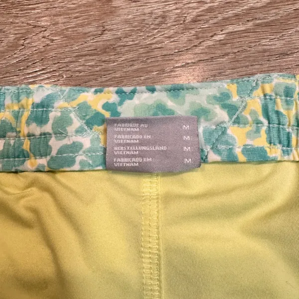 Columbia Womens Mint Green Floral Waist Golf Skort 10L Medium Built in Short‎ - Image 3