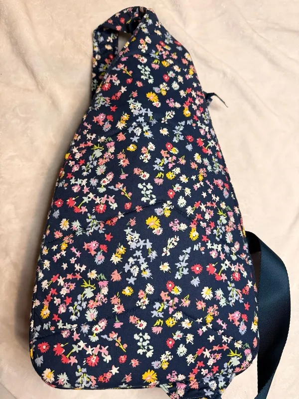 Vera Bradley Essential Sling Backpack in Scattered Wildflowers Pattern - Image 6