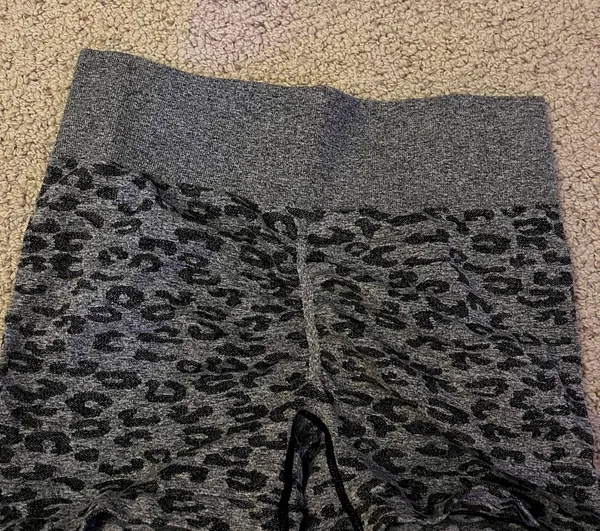 Leopard print workout shorts Multi Size XL - Image 2