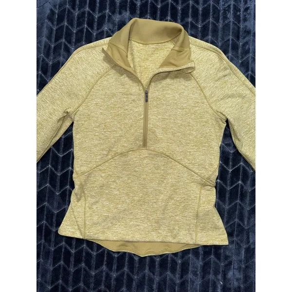 Lululemon Women's Always Alert 1/2 Zip Up Jacket Long Sleeve Cropped Size 2 - Image 2