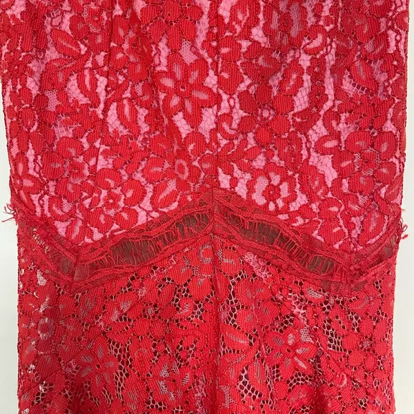 Lovers and Friends// Keva Gown in Red & Pink - Image 6