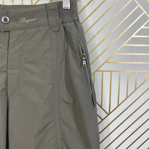 Bogner Ski Snow Pants Grey Taupe Puffer‎ Nylon - Image 4
