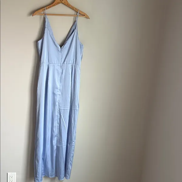 Abercrombie & Fitch Draped Twist-Front Maxi Dress Large - Image 3