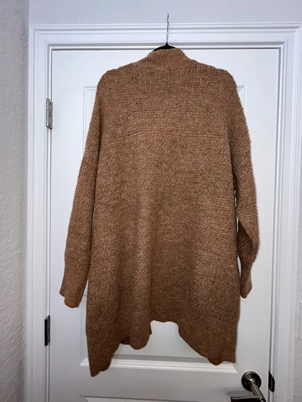 Natural Reflections Long Sleeve Open Front Cardigan Sweater Size XL - Image 8