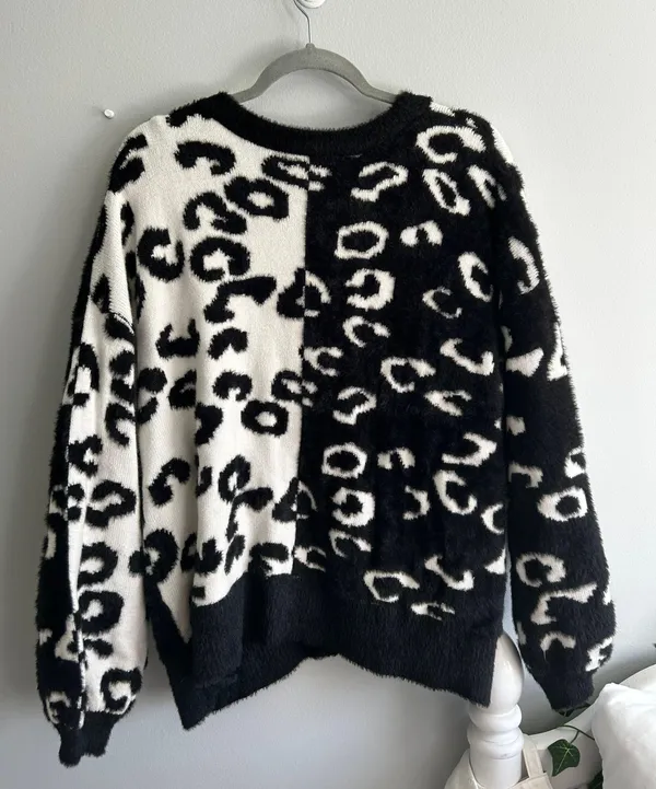 Leopard Print Cardigan   - Image 3
