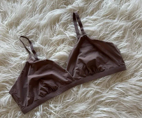 Skims Fits Everybody Crossover Bralette Umber Size 3X - Image 3